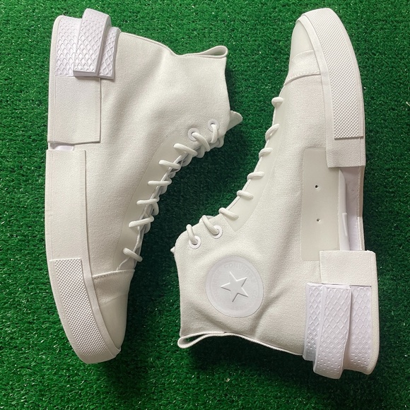 Converse CX Disrupt Hi Mens Casual Sneakers Shoes Triple White 171757C NEW Sz 7 - Picture 2 of 8